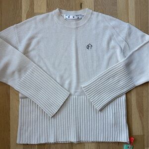 Off White by Virgil Abloh basic crewneck sweater wool cashmere blend size 38